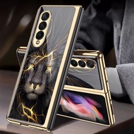 Hard Case Samsung Galaxy Z Fold 3 Fold3 5G GKK Plexiglass Luxury Cover Motif Casing Hardcase Luxury