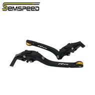 คลังสินค้าพร้อมสำหรับYamaha YZF R15 YZF-R15 V3 2018-2022 2023 CNC Brake ที่จับคลัทช์เบรคพับได้สำหรับ