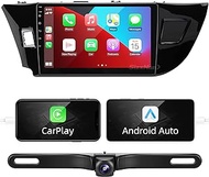SizxNanv for Corolla Android 10 Touch Screen Compatible with Carplay Android Auto,Car Radio Stereo Bluetooth Navigation Media Player GPS WiFi FM/AM Backup Camera for Toyota Corolla 2014 2015 2016