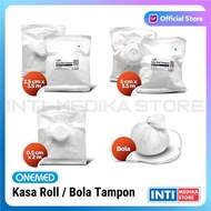 ONEMED - Kasa Roll TAMPON Steril | Kassa Luka Gulung Bola Besar