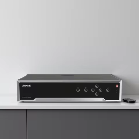 ANNKE 4K 32 Channel PoE NVR Recorder with 16 PoE Ports, 12MP Video Resolution H.265+ Motion Detectio