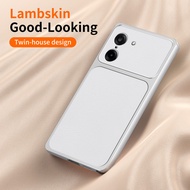 OnePlus Nord CE5 Luxury Leather Casing for OnePlus Nord CE4 Lite 5 4 CE 4 Original Lamb Skin Texture