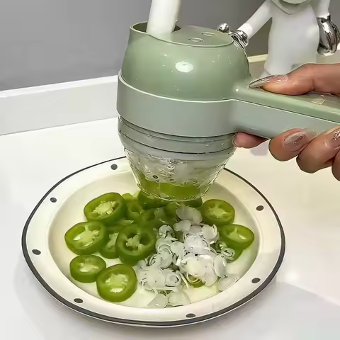 Hand‑held Electric Food Chopper Portable Vegetable Garlic Mincer Multifunctional Food Processor for 
