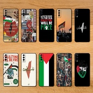 Soft black phone case for VIVO v2026 v2032 v2029 v2043 1801 1724 1803 1808 1812 1816 WA41 Palestine 
