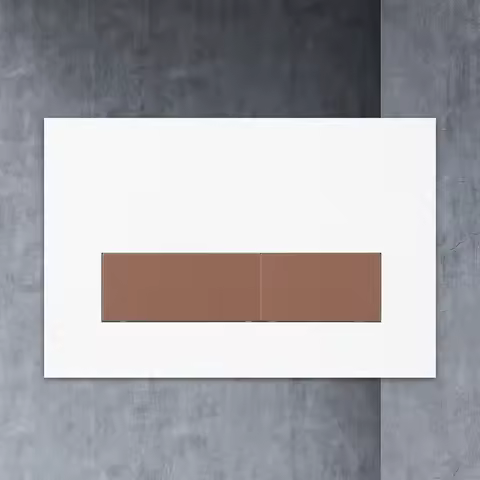 Push Plate for Toilet Compatible with Geberit Sigma 30 20 01 UP320 & UP300 Series White Panel with C