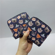 ¤Export Foreign trade cute kitten full print card bag storage bag coin bag