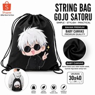 Gojo Satoru Jujutsu Kaisen Anime Drawstring Bag - Anime Drawstring Bag Futsal Shoe Bag - Sports Bag