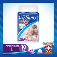 Certainty Popok Perekat Dewasa L10