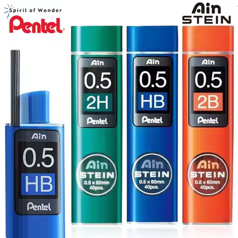 1 Box Japan Pentel Lead Refill C275 Mechanical Pencil Refill HB/2B/H STEIN 0.3/0.5/0.7/0.9mm School