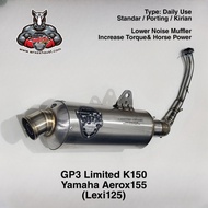 Knalpot WRX GP3 Limited K150 Aerox155