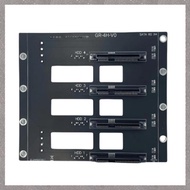 [M G L O] to 4-Disk SSD/HDD Adapter 6Gbps Server Expansion Card with 7/29P Interface and 4D Power Su