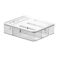 yunhaoSK-Kitchen Wrap Dispenser Organizer Box for Cling Wrap Sandwich Bags - Space Saving Drawer Ins