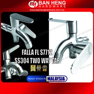 FALLA STAINLESS STEEL TWO WALL BIB TAP / STAINLESS STEEL TWO WAY WATER BIB TAP / KEPALA PAIP AIR CAB