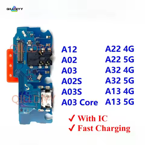 Charging Board USB Charge Port Dock Connector Flex Cable For Samsung Galaxy A13 A12 A03 Core A02 A02