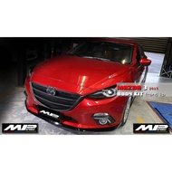 Mazda 3 Sedan hatchback 2013 2014 2015 skyactiv MZ bodykit body kit front side rear skirt lip diffus