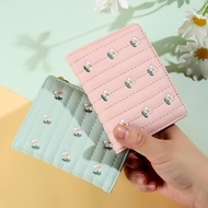 WALLET FLOWER FLORAL WALLET CARD WALLET PU LEATHER FOLDING WALLET - BV016