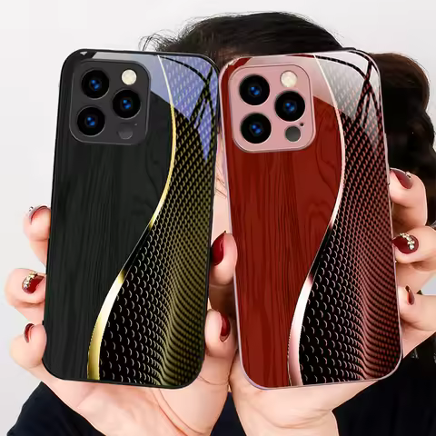 Wood grain mesh black For iPhone 16 E 15 14 13 Plus 12 mini 11 Pro Max XR Xs X 7 8 P lus 6 6S 22 16E