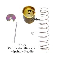 Carburetor Slide Kits + Spring + Needle - Kriss TS125 ZX150 RXZ Y125Z NSR