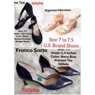 US BRAND Heels Wedge Gladiator Stilleto Shoes Size 7 to 7.5