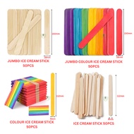 Popsicle Stick, Ice Cream Sticks, Jumbo Craft Sticks, Premium Natural Wooden Craft Sticks Ideal for 