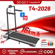 Treadmill Walking Pad 16KM  Safety Lock Ultra-thin Foldable Electric Multi-Function Fitness Smart Ru