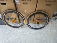 二手 Silverock 451 碟煞鋁刀 + schwalbe one 外胎