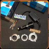 H08-HJG mini ball headlight with multi-function jack for small motorbikes