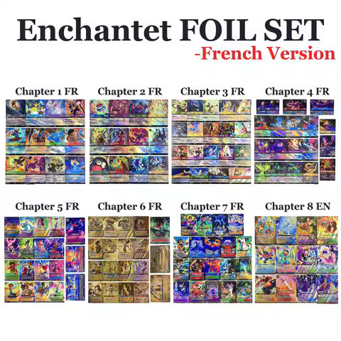 Lorcana Enchanted FOIL French Card Chapter 1 2 3 4 5 6 7 Archazia's Island Azurite Sea Shimmering Sk