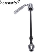 CARNATIOGV 2PCS Bike Trainer Quick Release Skewer, Silver Steel Quick Release Rear Wheel Skewer, Eas