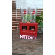 Combo of 2 boxes of thick glass cups (Box of 2 cups of 350ml)