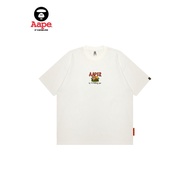 Aape Flagship Store Men's Clothing 25 Spring Summer Burger Ape-Man Legion Printed Loose Short-Sleeve