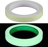SOFPLATE 32.8 Feet x 0.6 Inch Fluorescent Green Reflective Tape Stairway Safety Tape Glow in The Dar