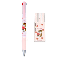 貓福珊迪 - 日本 Mofusand 桃子貓款3色原子筆(黑,紅,藍色) 日本製