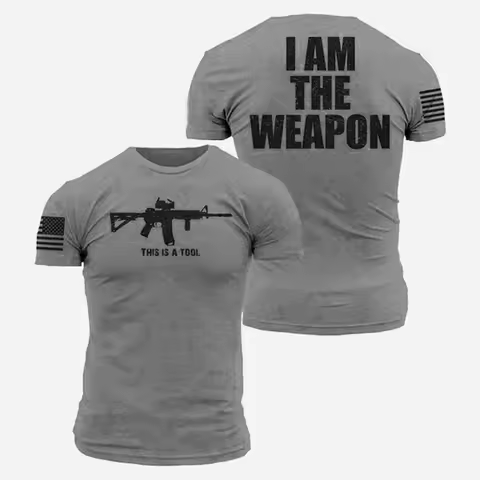 2024 Summer Popular Europe and the United States Tough Man Fitness 3D Printed Unisexes T-shirt Field