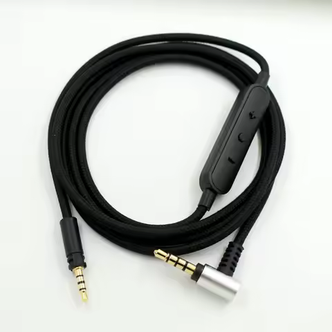 Headphone Audio Wire for Sennheiser HD400S HD350BT HD4.30 HD4.40BT HD4.50BTNC HD450B With Mic MOMENT