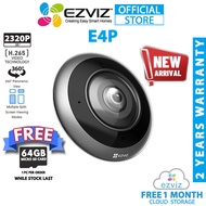 EZVIZ E4P 6MP 3K⁺ Two-Way Talk Human Shape Detection H.265 5G Smart Dual Band Wi-Fi Panoramic Fishey