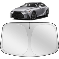 XHRING Car Windshield Sun Shade Sunshade Compatible with Lexus IS250 is 350 F Sport IS350 IS300 IS46