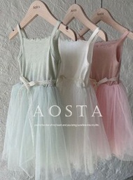 韓國代購- Aosta Camellia tutu dress
