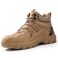 High Quality Men Safety Boots Anti-Smash Steel Toe Shoes Anti Puncture Work Boots Comfort Wear-Resis