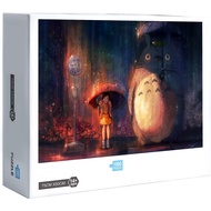 Ready Stock Miyazaki Hayao Cartoon Totoro Spirited Away Movie Jigsaw Puzzles 1000 Pcs Jigsaw Puzzle Adult Puzzle Creative Gift