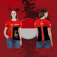 Women's T-shirt August 17th Indonesian Independence Day Fullprint Latest Art 31