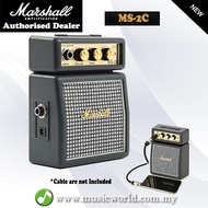 Marshall MS-2C 1 Watt Electric Guitar Micro Amp Speaker Battery Powered Amplifier Classic (MS-2 / MS 2)