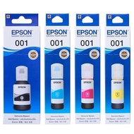 Epson 001 หมึกเติม 4 สี (ออกใบกำกับได้) รุ่นT03Y100/T03 Y200 For Epson : L1450 / L4150 / L4160 / L6