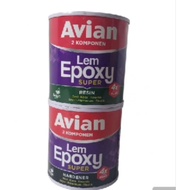 Avian 2-component epoxy glue, avion epoxy hardener glue + small tin resin