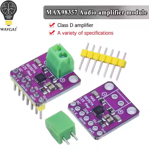 Max98357 I2S 3W Class D Amplifier Breakout Interface Dac Decoder Module Filterles Audio Board For fo