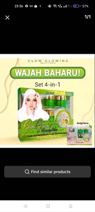 SET SKINCARE GLOW GLOWING 5 IN 1 BEAUTY SKIN
