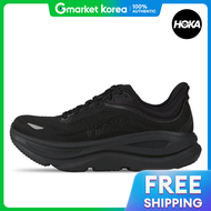 HOKA | Hoka Bondi 9 Wide Mens Running Shoes Black 1162013-Bblc