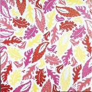 DCWV 12x12 Cardstock - Glitter Leaves 4 pcs