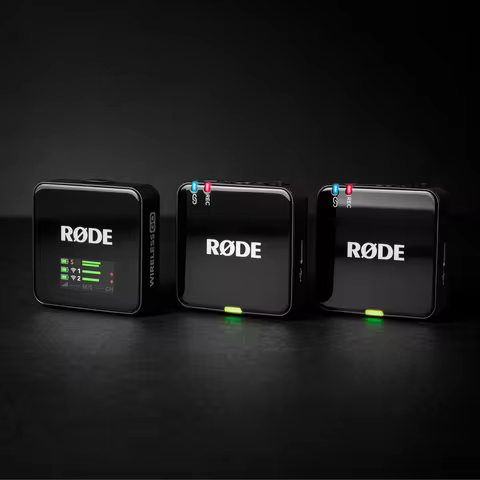 RODE Wireless GO III Gen 3 2-Person Compact Digital Wireless Microphone System Recorder 2.4GHz for I