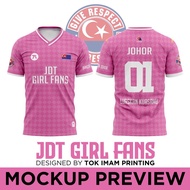 Jdt Girls Fan Tshirt Sublimation Jersey Unisex Full Print